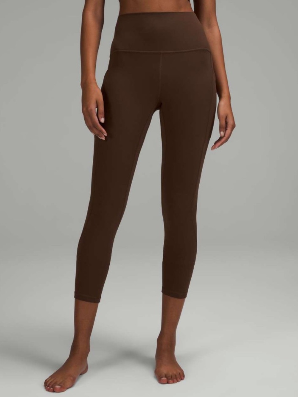 Lululemon Align High-Rise Pant with Pockets 25” Java Brown Yoga Active Size 12